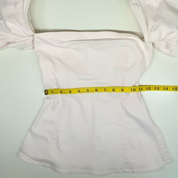 GUC | ADEAM | Off-Shoulder Bustier Top | Pale Pink | Size 2 - Picture 12 of 16